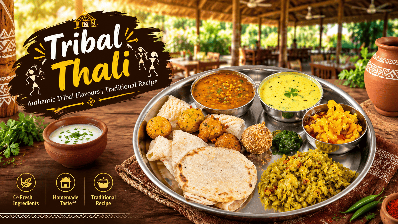 Ekta Tribal Cafe at Ekta Nursery-TribalThali